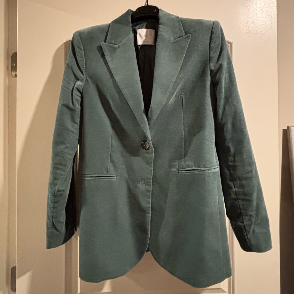 Corduroy fitted blazer